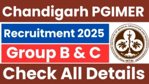 Read more about the article PGIMER Chandigarh Group B & C Recruitment 2025: Apply Online