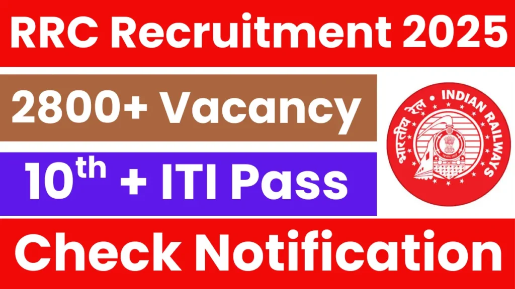 Read more about the article RRC WCR Apprentice Recruitment 2025: Notification Out for 2865 Vacancies, Check All Details